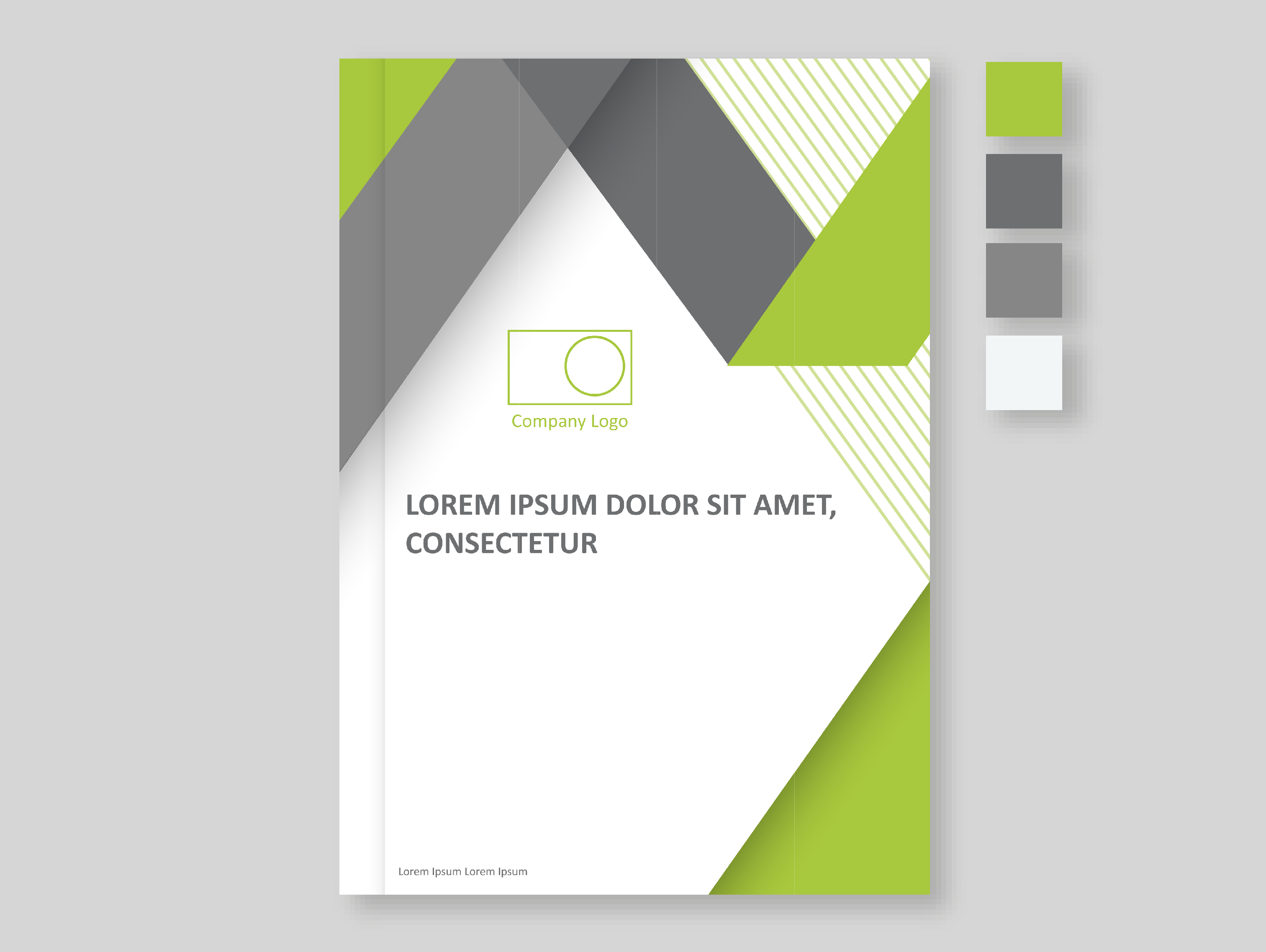 Green Business Cover Template